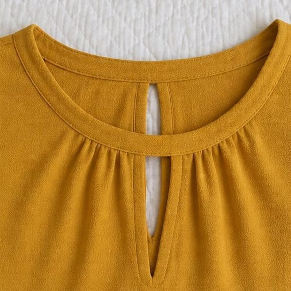 Black Ruffle Blouse - Picture 4 of 6